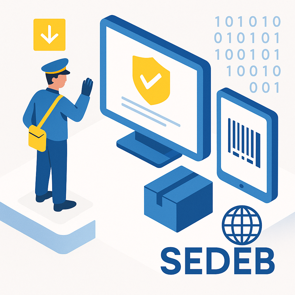 Illustration pour : Attention : la douane passe au tout digital, êtes-vous prêt ?