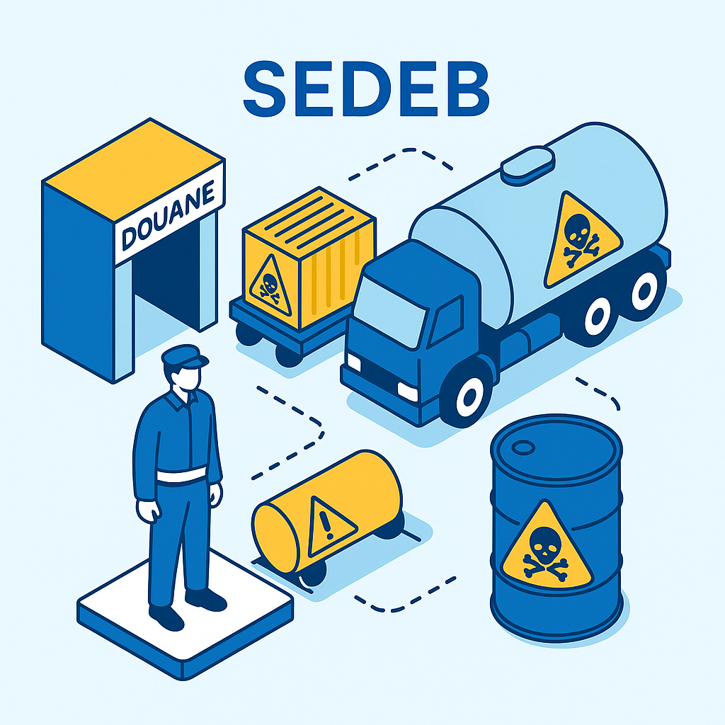 Illustration pour : Transport de matières dangereuses : attention à la réglementation 2025