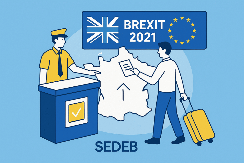 Illustration pour : Attention transitaires : le Brexit frappe le 1er janvier 2021 !
