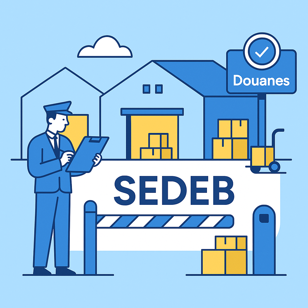 Illustration pour : Attention : nouveau cadre pour les magasins sous douane dévoilé