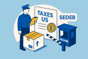 Illustration pour : Attention : les taxes US frappent Apple… et vos futures déclarations !