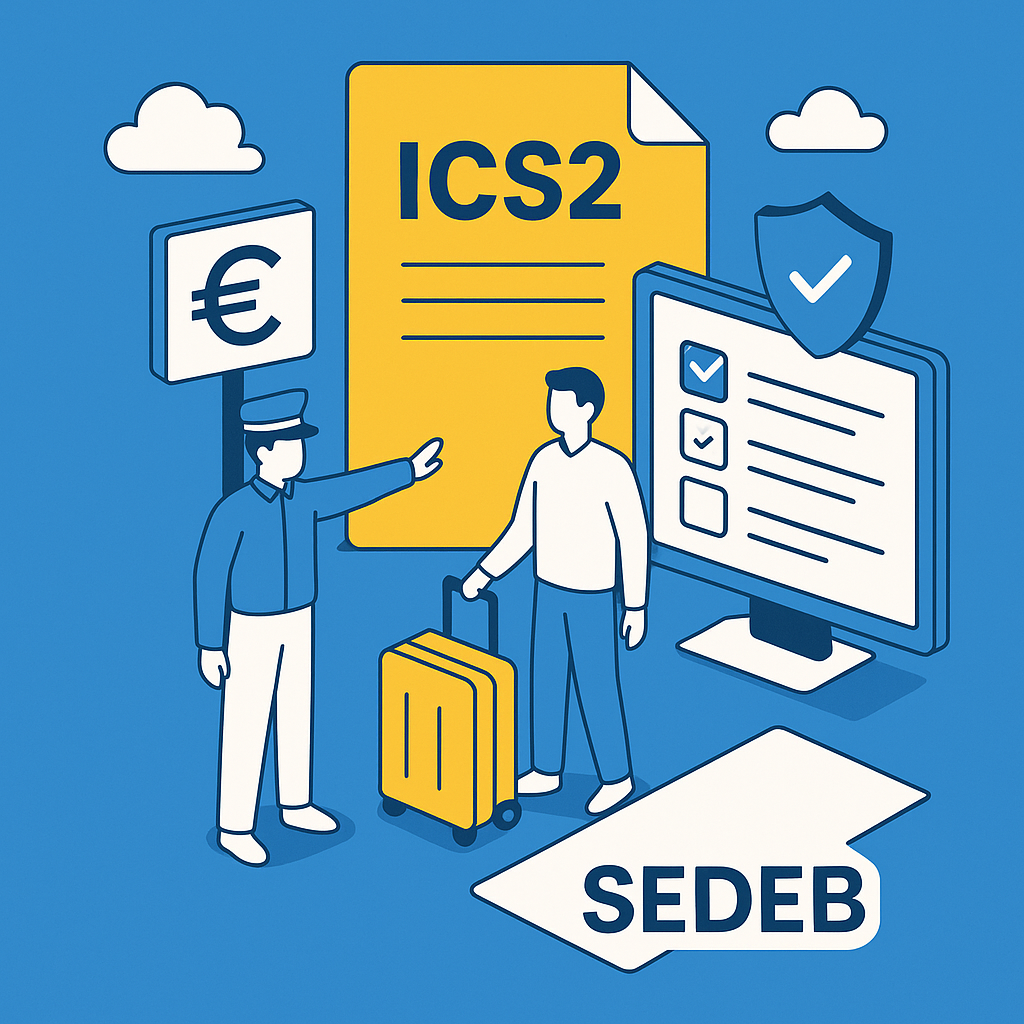 Illustration pour : Obligation ICS2 et ELO : mise à jour cruciale pour transitaires France