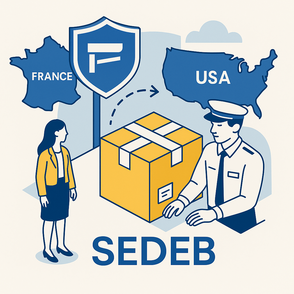 Illustration pour : Attention : La Poste suspend les colis vers les USA, impact immédiat