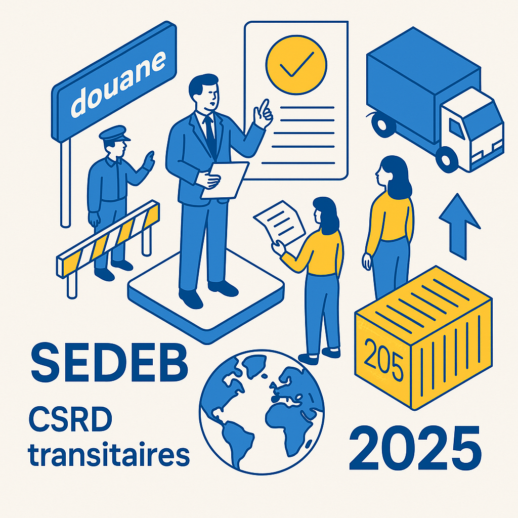 Illustration pour : CSRD : nouvelle obligation stratégique pour les transitaires en 2025