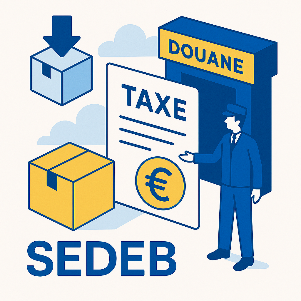 Illustration pour : Attention : nouvelle taxe colis, un casse-tête pour les transitaires