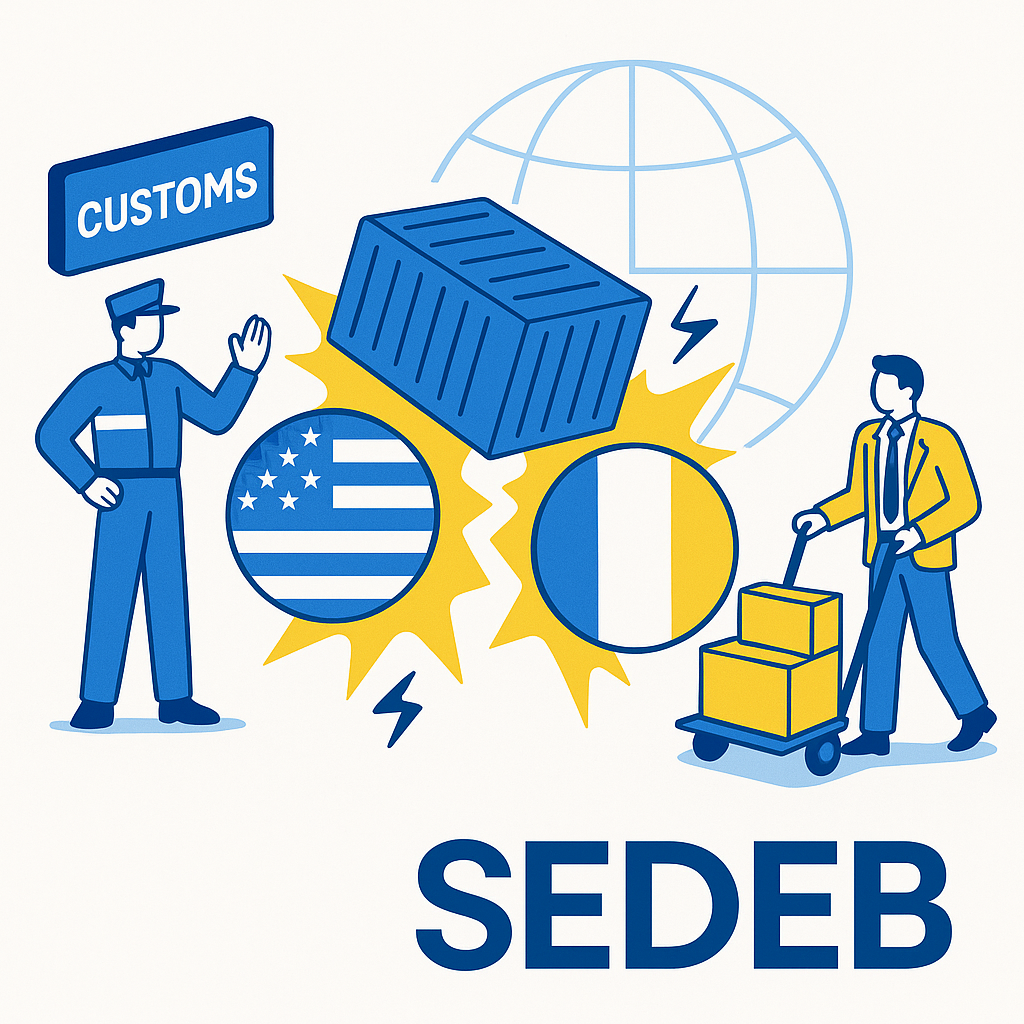 Illustration pour : Attention : vers un choc logistique USA si Trump revient en 2025