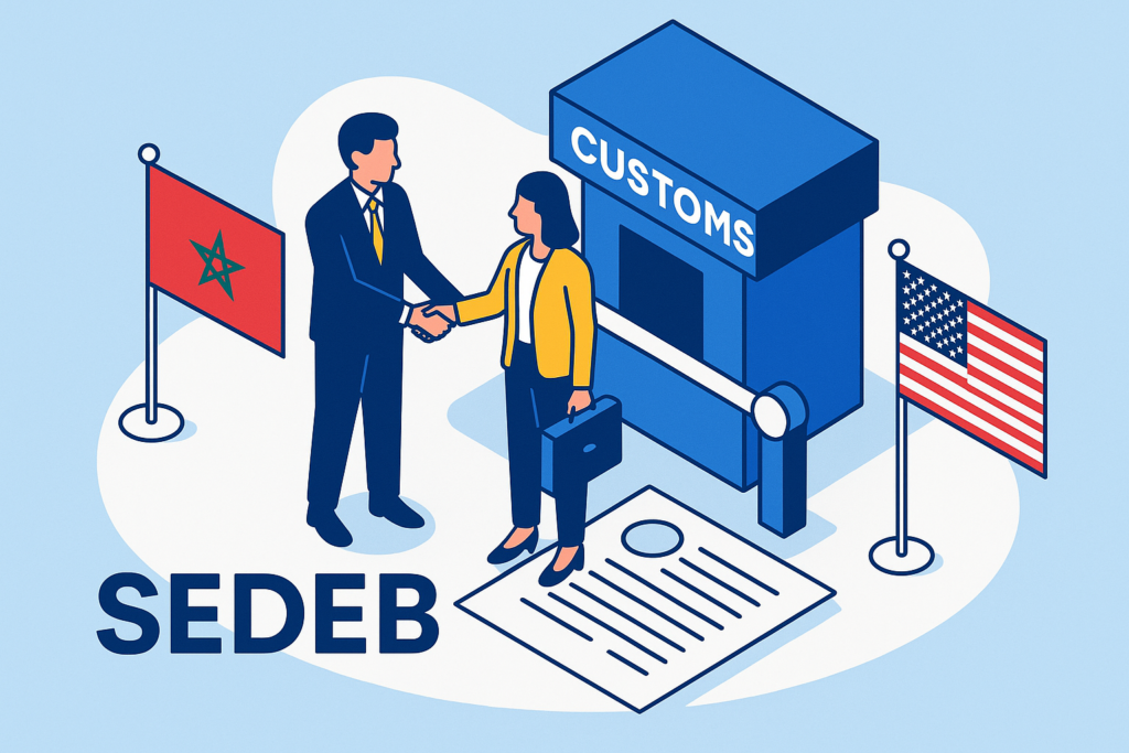 Illustration pour : Attention : nouveau protocole Maroc-USA, impact direct sur vos conteneurs