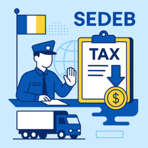 Illustration pour : Attention : la taxe Trump frappe l’édition, impact direct en douane